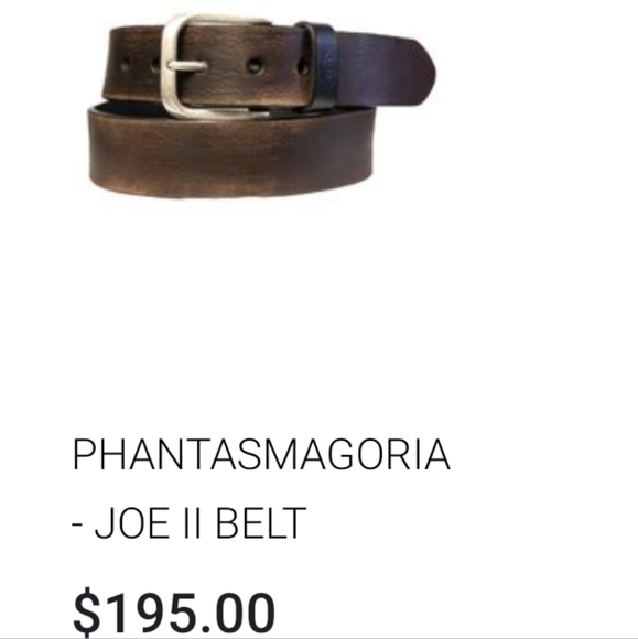 Phantasmgoria Vintage Leather Belt "Joey II" Size 40 - Picture 2 of 8